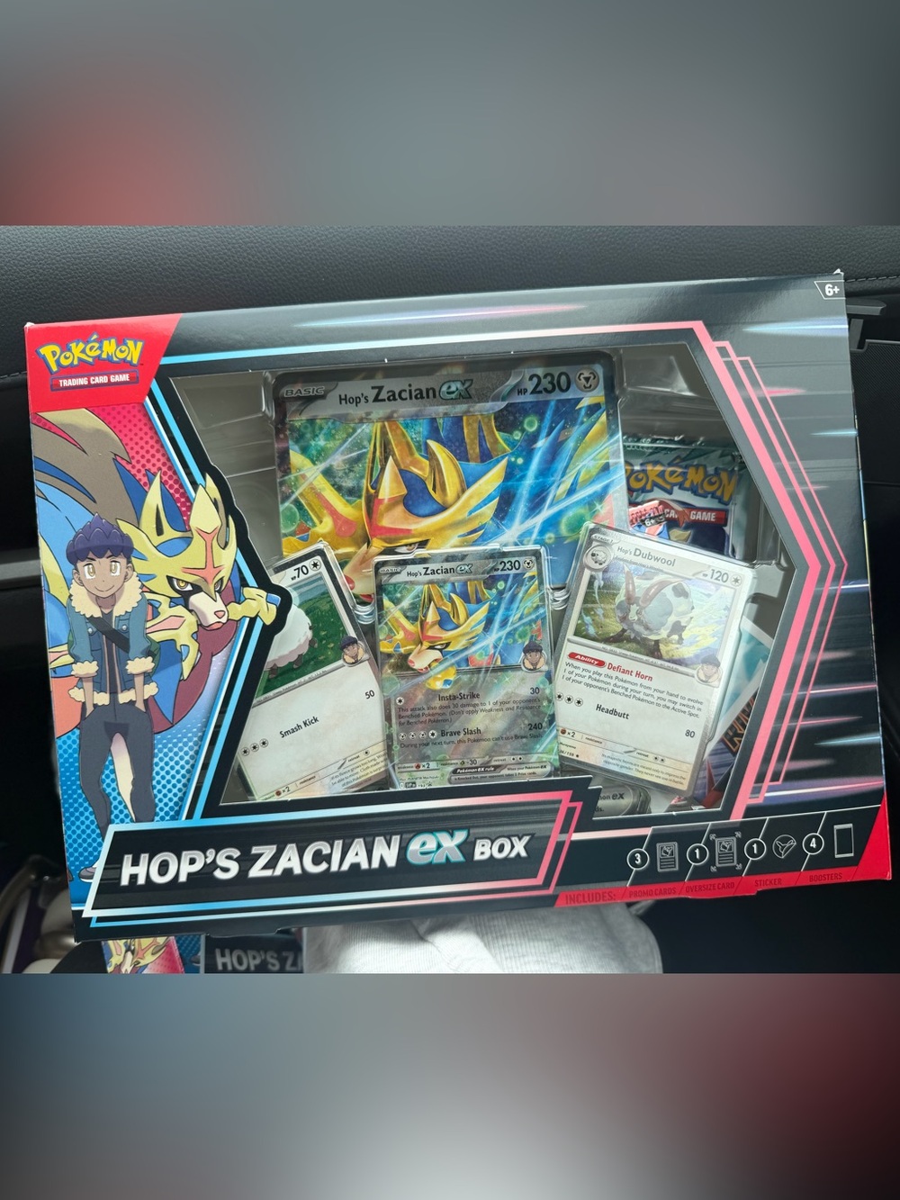 Pokémon Hopp’s Zacian ex Box